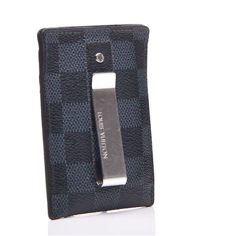 lv card holder money clip